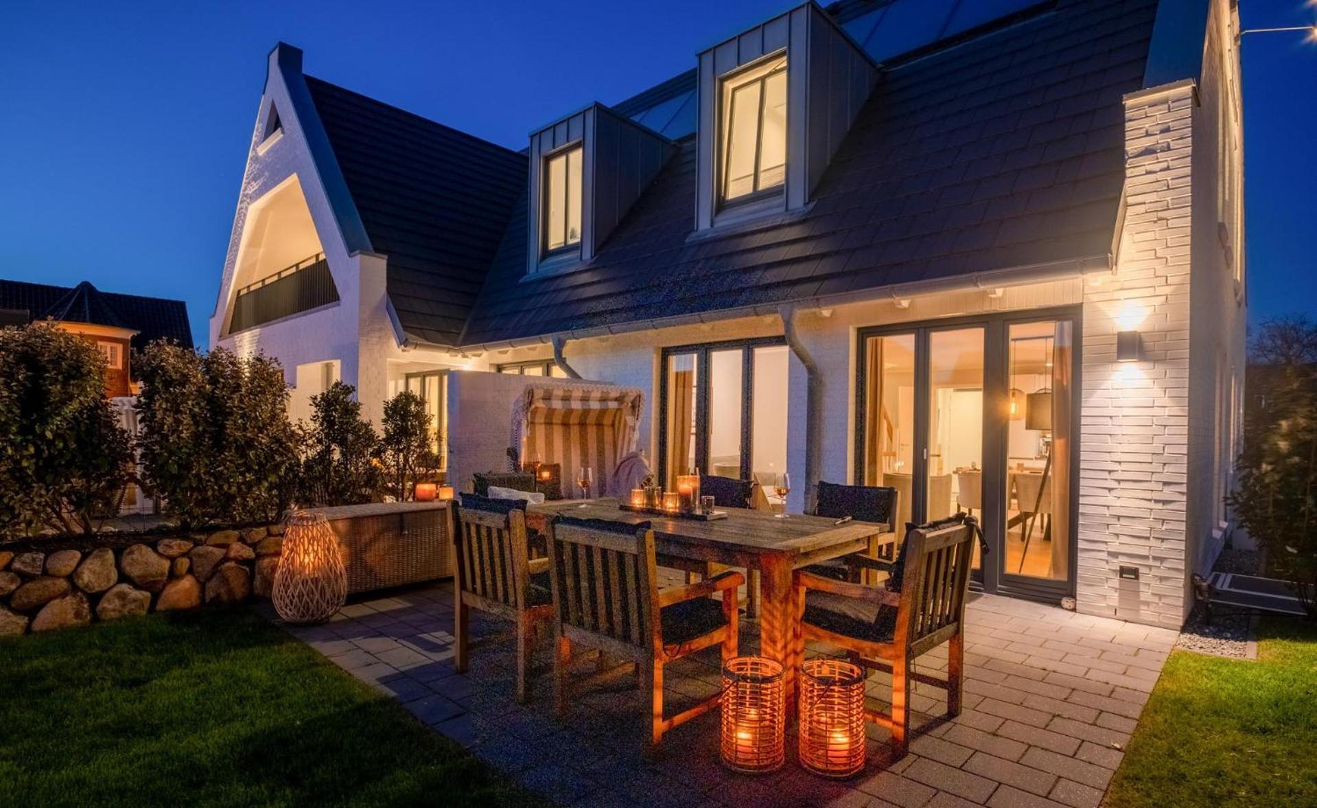 ווסטרלנד Ferienhaus Witthues - Domizil Silbermoewe - Exklusiv, Strand- Und Zentrumsnah מראה חיצוני תמונה